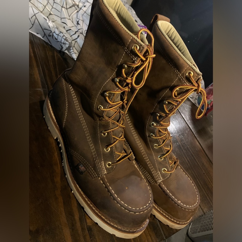 Steel Toe Wedge Bottom 8" thorogood work boots